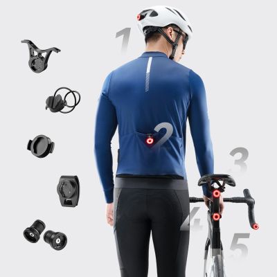 6. Wozinsky WIS-01 Waterproof Smart Tail Lights 2 pcs - Black