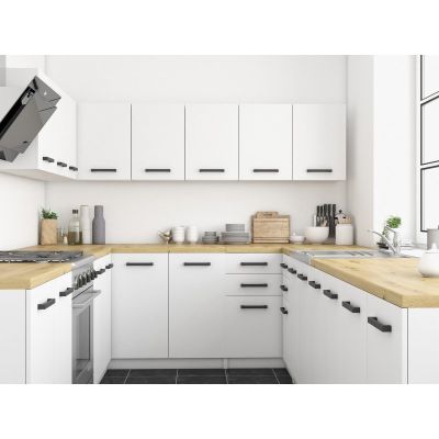 8. KITCHEN SET 2M WHITE MATTE, ARTISAN COUNTERTOP