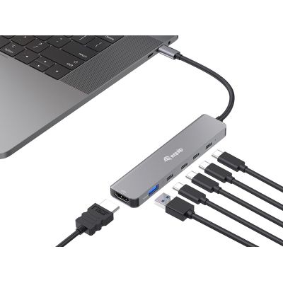 3. Equip 133500 Docking Station Wired USB 3.2 Gen 1 (3.1 Gen 1) Type-C Gray
