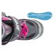 63. ROLLER SKATES-ROLLER SKATES-ICE SKATING 4IN1 ENERO PRO LED 34-37 PINK-GRAY