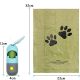 8. DOG WASTING BAG CONTAINER WITH FLASHLIGHT