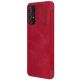 6. Nillkin Qin leather holster case for Samsung Galaxy A73 red