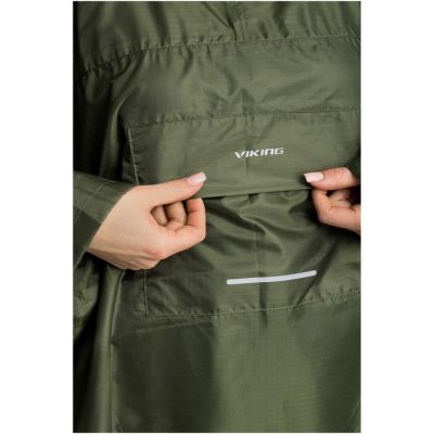 5. VIKING VesperBackpack Rain Poncho, Green