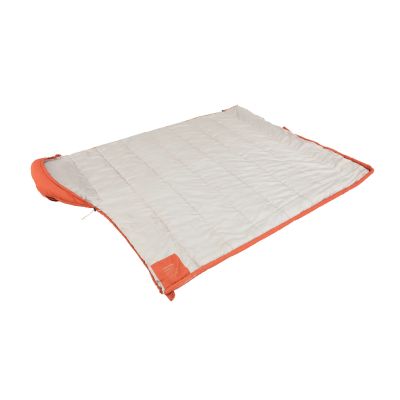 6. Outwell 230477 Sleeping Bag Adult Semi-Rectangular Polyester Orange
