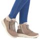 44. Beige waterproof leather ankle boots for women – Rieker L7701-24