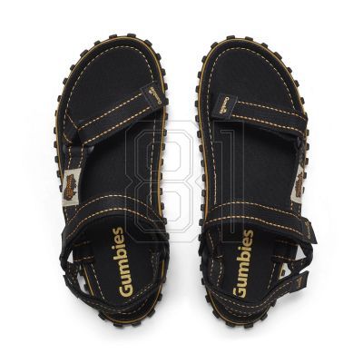 7. Gumbies Tracker Sandals Unisex Black M GU-SATRA001