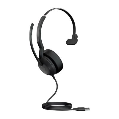2. Jabra 25089-889-999 Headphones/Headset Wired Headband Office/Call Center USB Type-A Black