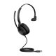2. Jabra 25089-889-999 Headphones/Headset Wired Headband Office/Call Center USB Type-A Black