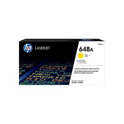 88. HP 648A original yellow LaserJet toner cartridge