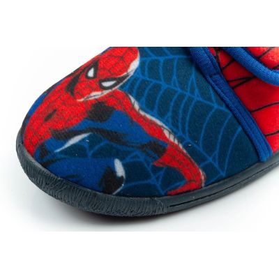 6. Leomil children's shoes Spiderman slippers with Velcro for kindergarten