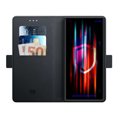 5. 3mk Wallet Case for Samsung Galaxy S24 Ultra - Black
