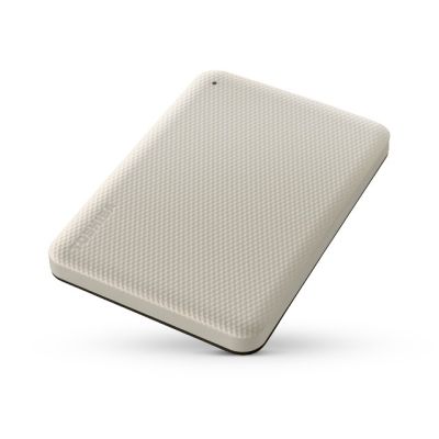 2. Toshiba Canvio Advance External Hard Drive 1 TB 2.5" USB Type-A 2.0/3.2 Gen 1 (3.1 Gen 1) White