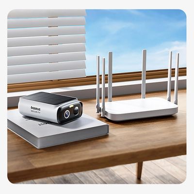 10. Baseus Security S1 Lite 2K Outdoor Camera - White