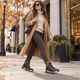 10. Waterproof Women’s Brown Platform Ankle Boots Rieker 45956-25