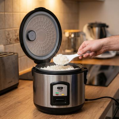 9. Adler AD 6406 rice pot (1.5l; stainless steel)