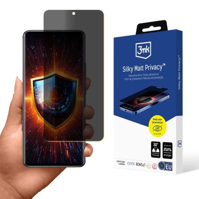 Privacy Film 3mk Silky Matt Privacy for Xiaomi Redmi Note 14 Pro+