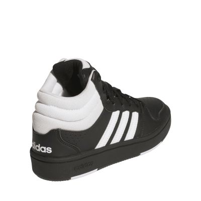 3. adidas Hoops Mid Classic Black KI1075 Kids Shoes