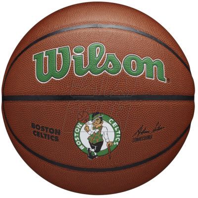 4. Basketball Wilson Team Alliance Boston Celtics Ball WTB3100XBBOS