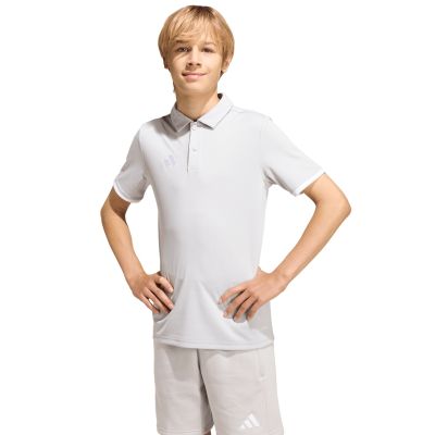 4. adidas Entrada 26 Polo Light Gray Kids' T-Shirt JZ6628