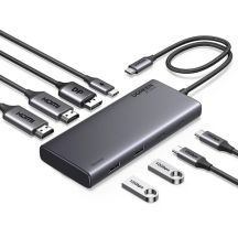 Ugreen 35625 USB Type-C Hubs and Concentrators 10000 Mbit/s Gray