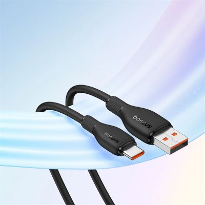 13. Baseus Pudding Series 100W USB-A - USB-C Cable 2m - Black