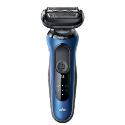 2. Braun Series 6 61-B4500cs - Foil Shaver - Blue - Buttons - LED - Charging - Power - AC/Battery