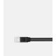 9. Ugreen Flat Cable Internet Network Cable Ethernet Patchcord RJ45 Cat 6 UTP 1000Mbps 5m Black (NW101 50187)