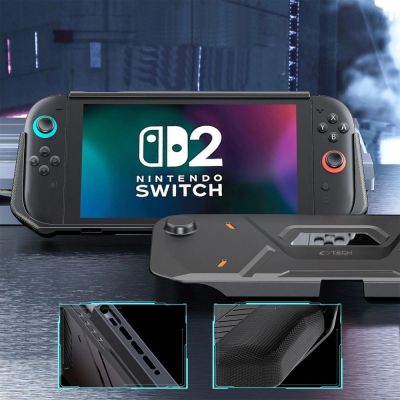 6. Tech-Protect Carbonox Case for Nintendo Switch 2 - Black