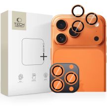 Tech-Protect Camring Fit+ Camera Cover for iPhone 14 Pro / Max / 15 Pro / Max / 16 Pro / Max / 17 Pro / Max - Orange