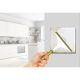 5. MACLEAN TOUCH LIGHT SWITCH, SINGLE, GLASS, WHITE WITH ROUND BUTTON DIMENSIONS 86X86MM MCE702W