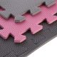 10. Multipack One Fitness MP10 puzzle mat pink and gray 9 pieces 10 mm