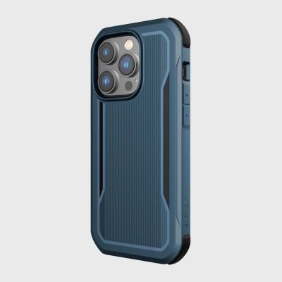 9. Raptic X-Doria Fort Case iPhone 14 Pro with MagSafe armored blue cover