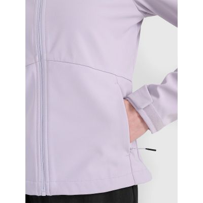 5. Windproof 5000 membrane softshell jacket for women 4F 4FWSS25TSOFF320-52S