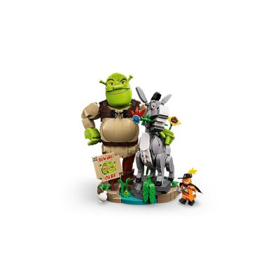 6. LEGO Icons 72423 - Shrek, Donkey & Puss in Boots