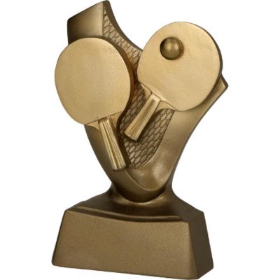 Cast figure - table tennis