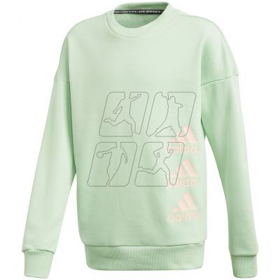 Sweatshirt adidas Jg Mh Crew Jr GE0965