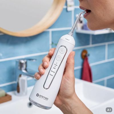 12. ORO-DENT CLEANER WHITE OROMED Cordless Water Flosser