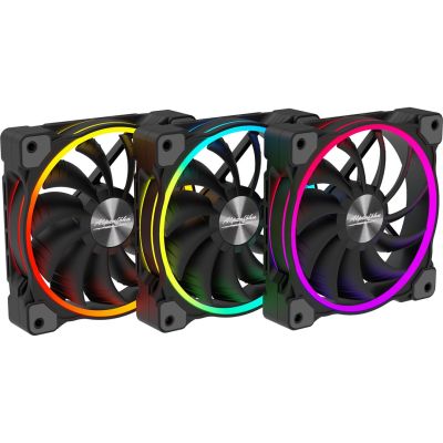 Alpenföhn Wing Boost 3 Computer Case, Processor Fan 12 cm Black 3 pcs.