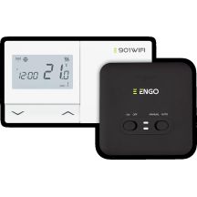 ENGO Controls E901-WIFI Temperature Controller - Wireless, Wi-Fi, Internet, White, 868MHz, Battery-Operated