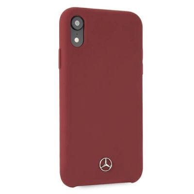 5. Mercedes Silicone Line iPhone Xr Case - Red