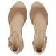 5. Filippo DS7635 Women's Taupe Leather Wedge Sandals