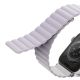 7. Uniq Revix strap for Apple Watch 1/2/3/4/5/6/7/8/SE/SE2/Ultra 42/44/45/49mm - lilac-white