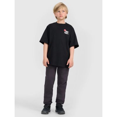 5. Boys' jogger sweatpants 4F 4FJRAW25TTROM1663-22S