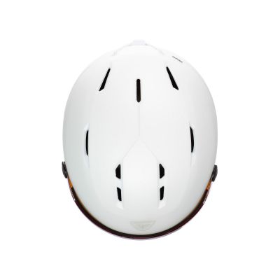 3. ROSSIGNOL Ski Helmet FIT VISOR IMPACTS W WHITE