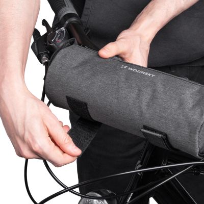 10. Wozinsky WBB37GRB bicycle bag with thermal insulation - gray