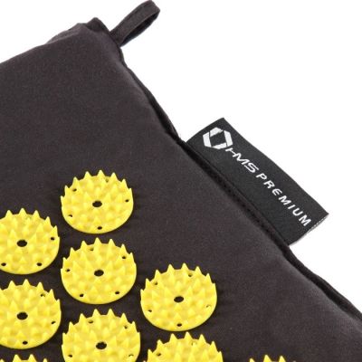 8. HMS AKM04 Premium Acupressure Mat, Black, Set with Pillow