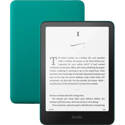 3. Ebook reader New Kindle Paperwhite (12th Generation) - 2024 release 7” glare-free 16GB Wi-Fi (Ad-supported) Jade
