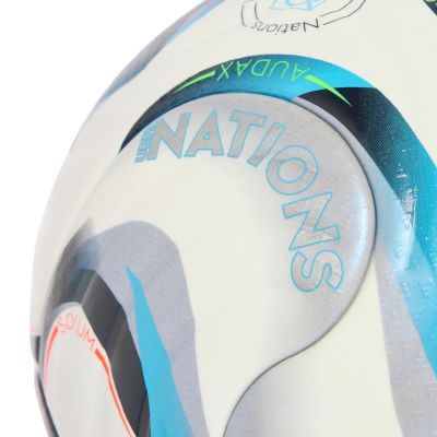 3. Adidas UEFA Nations League 26/27 Pro Football White, Blue, Orange KE7539