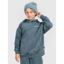 Boy's sweatshirt with hood, open, 4F 4FJRAW25TSWSM2344-46S