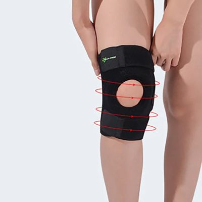 8. Rockbros LF1106M sports protector for patella and knee joint size M - black
